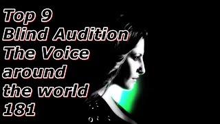 Top 9 Blind Audition (The Voice around the world 181)