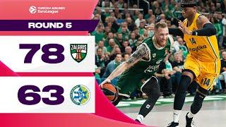 STRONG First Half Paves the Way | Zalgiris - Maccabi | BASKETBALL HIGHLIGHTS R5