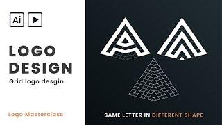 How To Design Your Letter Logo In Any Shape | Logo Design Tutorial