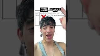How to balance school and work #ajbaron #lifemethod #tipsforteens #firstjobtips #productivitytips