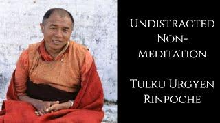 Tulku Urgyen Rinpoche ~ Undistracted Non-Meditation ~ Dzogchen