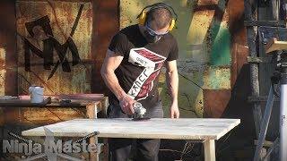 table with your own hands from pallets