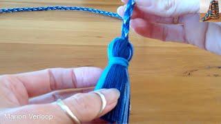 Making a tassel on a cord