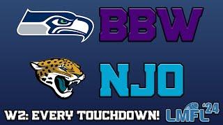 EVERY TOUCHDOWN SCORED! - Max | BBW vs. Larlar | NJO - 2024 LMFL Week 2 Supercut