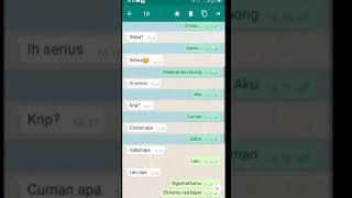 PRANK CHAT TEMEN | PAKE LAGU MENYESAL VERSI CEWEK