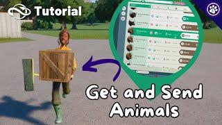 How to Adopt and Send Animals to your Zoo | Planet Zoo Tutorial