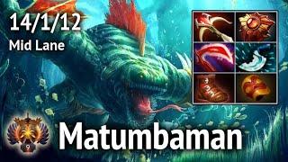 Tidehunter Matumbaman Mid Lane. Full game. Dota 2