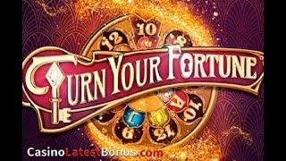 TURN YOUR FORTUNE new slot from NetEnt (FREESPINS, BONUSES, BIGWIN, MEGAWIN, SUPERBIGWIN)