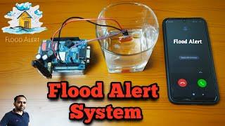 Flood alert System Using Arduino Uno | GSM 800