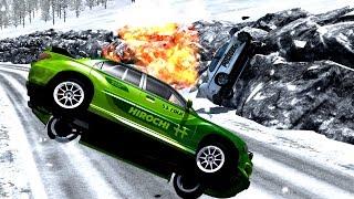 Brutal Crashes at Mammoth Valley and Nevada Interstate | BeamNG.Drive