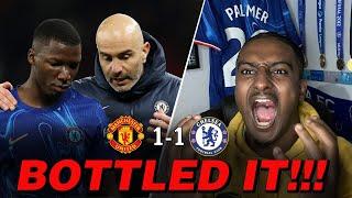 BOTTLED IT AGAIN AT OLD TRAFFORD | MANCHESTER UNITED 1-1 CHELSEA REVIEW