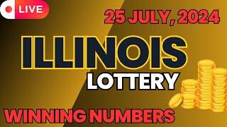 Illinois Midday Lottery Results For - 25 Jul, 2024 - Pick 3 - Pick 4 - Powerball - Mega Millions