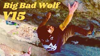 Noah Wheeler Climbs The Big Bad Wolf (V15/8C)