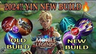 YIN!! THIS BUILD IS BROKEN 2024BEST BUILD MUST TRY 2024( must watch ) - Mobile Legends