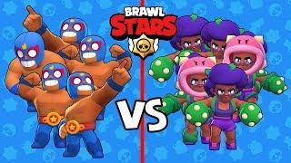 5 ЭЛЬ ПРИМО ПРОТИВ 5 РОЗ в Бравл Старс | Brawl Stars | Кулачные бои! Битва команд [RED]