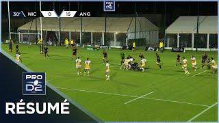 PRO D2 Saison 2024-2025 J03 - Résumé Stade Niçois Rugby - Soyaux Angouleme XV