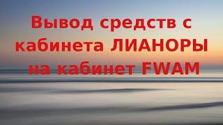 Five Winds Asset Management. Вывод средств с Лианоры на кабинет FWAM