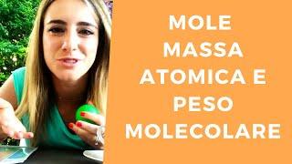 MOLE E MASSA ATOMICA. ESERCIZI DA VERIFICA DAL MINUTO 6!!! WOW.