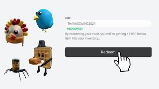 *WORKING CODES* ALL WORKING NOVEMBER 2024 Roblox Promo Codes For ROBLOX ITEMS