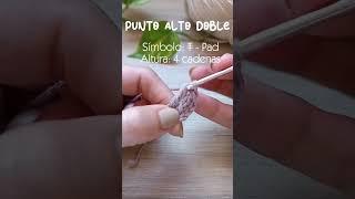 P5: Punto alto doble...#tutorialcrochet #crochettutorial #diy #tejidos #tejidoamano #crochet