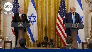 President Trump, Israeli PM Netanyahu hold press conference