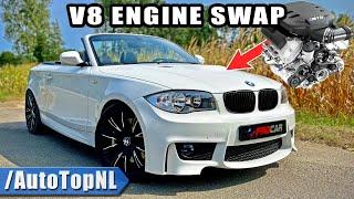 BMW 118i Convertible *M3 S65 4.0 V8 ENGINE SWAP* REVIEW by AutoTopNL