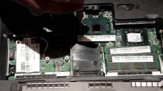 FX 7811 P8400 CPU Removal and T9600 Upgrade