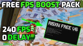 *ULTIMATE* Free Fortnite FPS boost Pack  (Boost Fps, Lower Delay & Lower Ping)