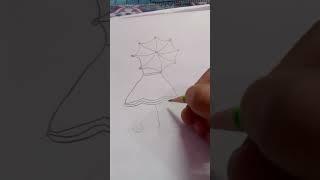 #rainyseason #art #beautiful #drawing #beautiful girl ️️️️️️️️️️