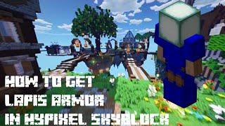 how to get lapis armor in hypixel skyblock| Offical Video | @thenoobslayer 2023