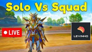  Levinho Solo Vs Squad PUBG MOBILE 4