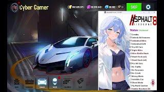 How to Hack Asphalt 8 Airborne V7.9.1 with New Trainer (Menu, Unlimited Tokens, Coins) in 2024