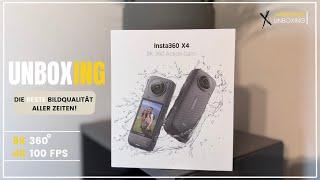 [Unboxing] Insta360 X4 - 8K 360° / 4K 100 fps Actionkamera [German]