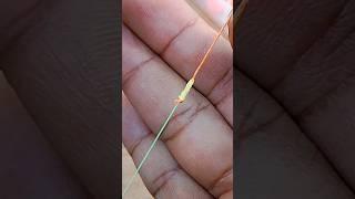 how to tie a leader to braided line #braid #leader #line #fishingknot #tutorial #tips #skills