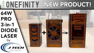 Onefinity JTech 64w Laser.  CO2 Power on your CNC.