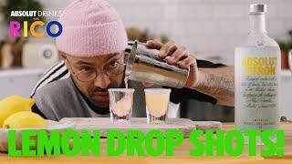 How To Make Lemon Drop Shots with Rico | Absolut Drinks