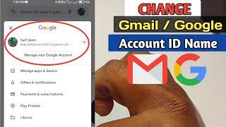 How to Change Gmail or Google ID Name in 2024