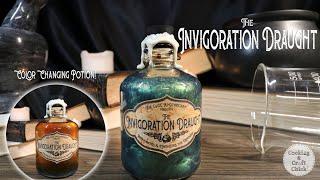 Invigoration Draught : Energizing Potion : Color Changing Potion : DIY Prop Bottle : Harry Potter