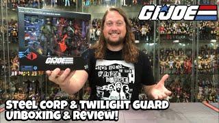 Steel Corp Commander & Twilight Guard GIJOE Classified Series Unboxing & Review!