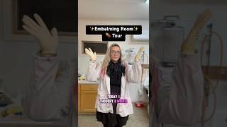Embalming Room Tour for educational purposes. Part One… #embalmer #funeralhome #bts