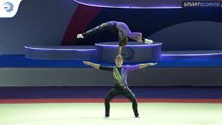 Maksim MARKEVICH & Aleh MIKHALEVICH (BLR) - 2019 Acro Europeans, all-around final