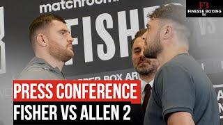 HEATED !! JOHNNY FISHER VS DAVE ALLEN 2 FULL FACE OFF AND PRESS CONFERENCE