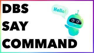 Say Command Tutorial | Discord Bot Studio [GER]