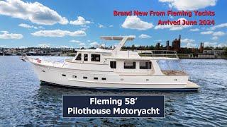 2024 Fleming 58: BRAND NEW FROM FLEMING YACHTS - Now in Seattle WA