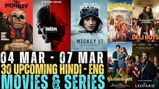 Upcoming Movies & Web Series March 2025 | Netflix | March 2025 New OTT Release Movies & Series