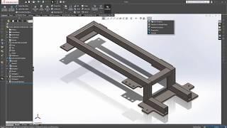 SOLIDWORKS Weldments Cut List and Weld Table [SOLIDWORKS 2020 TUTORIAL 03]