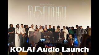 KOLAI  Movie Audio Launch | Vijay Antony | Ritika Singh | Meenakshi Chaudhary | Siddhartha Shankar