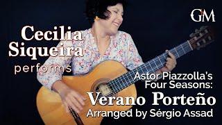 Cecilia Siqueira plays Piazzolla's Verano Porteño | Guitar by Masters