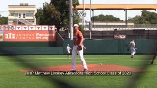 RHP Matthew Linskey Atascocita High School Class of 2020