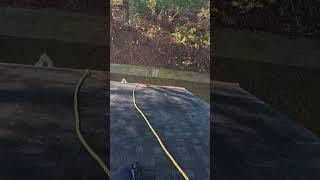 Getting Off the customer's steep roof.  #christmas #asmr #asmrsounds #asmrvideo #ASMRworking #asmrco